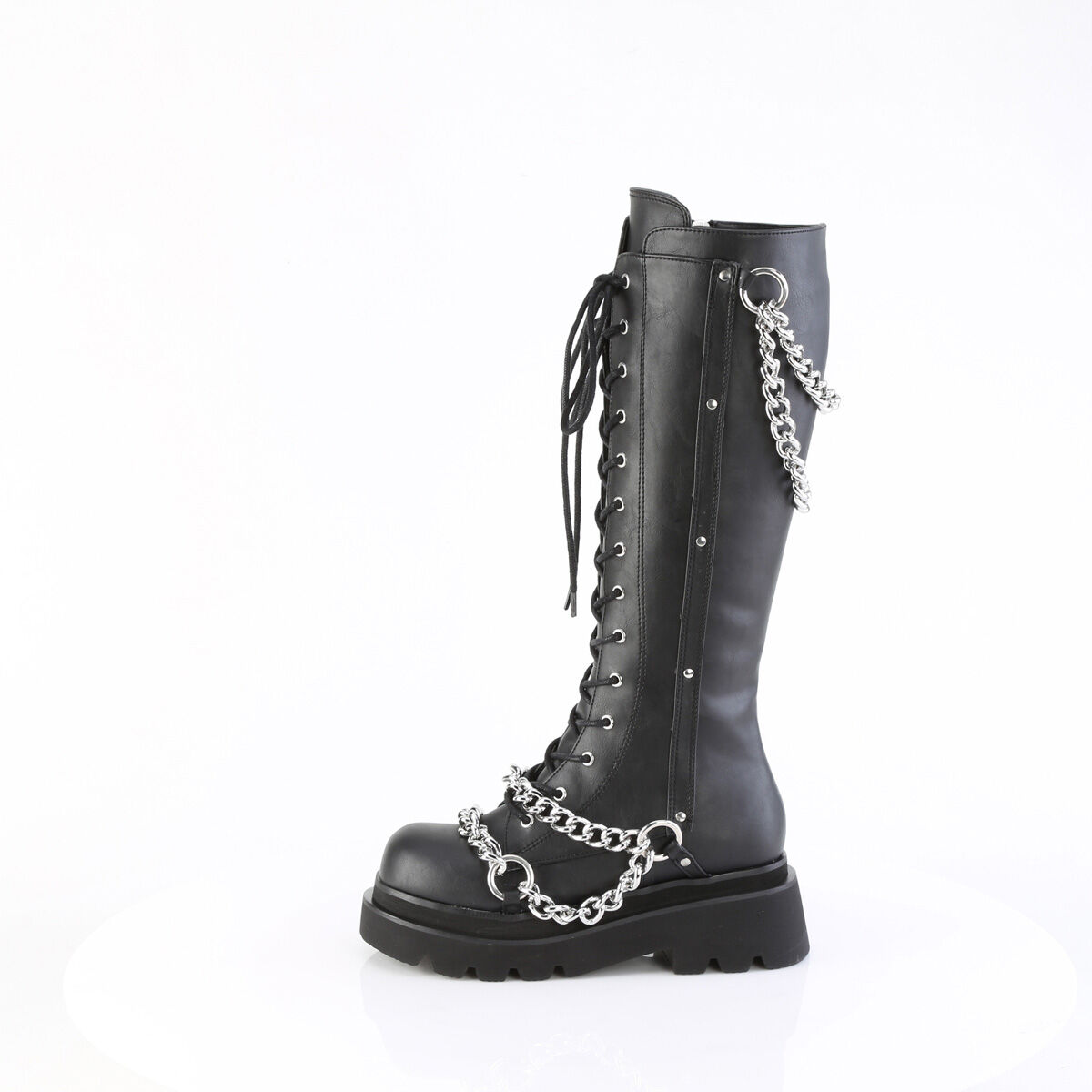 DemoniaCult RENEGADE-215 Damen Stiefel Schwarz  EU 37