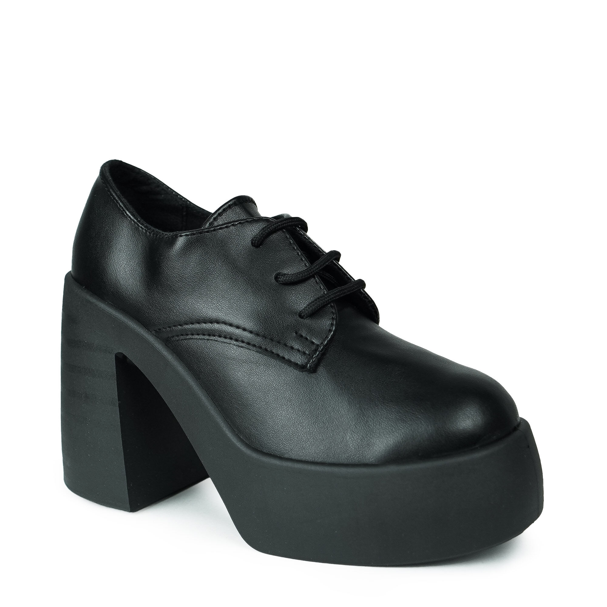 ALTERCORE ADELINE VEGAN – Plateau-Schuhe in Schwarz, Schuh, Plateauschuhe, Dicker Absatz, Gelderschnitt, Oxford?