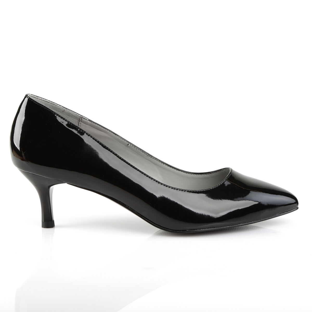 Pleaser Pink Label KITTEN-01 Damen Pumps Schwarz  EU 39