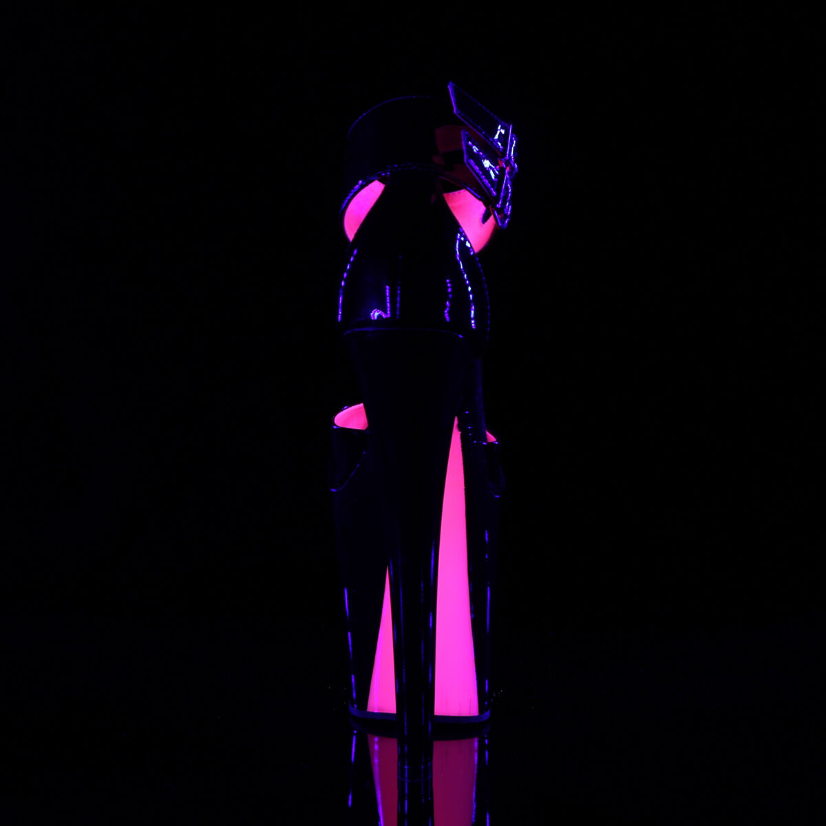 Pleaser XTREME-875TT Damen Sandale Schwarz  EU 36