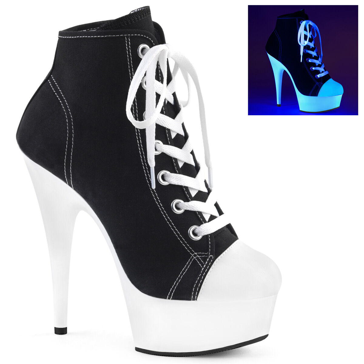 Pleaser DELIGHT-600SK-02 Damen Sneaker