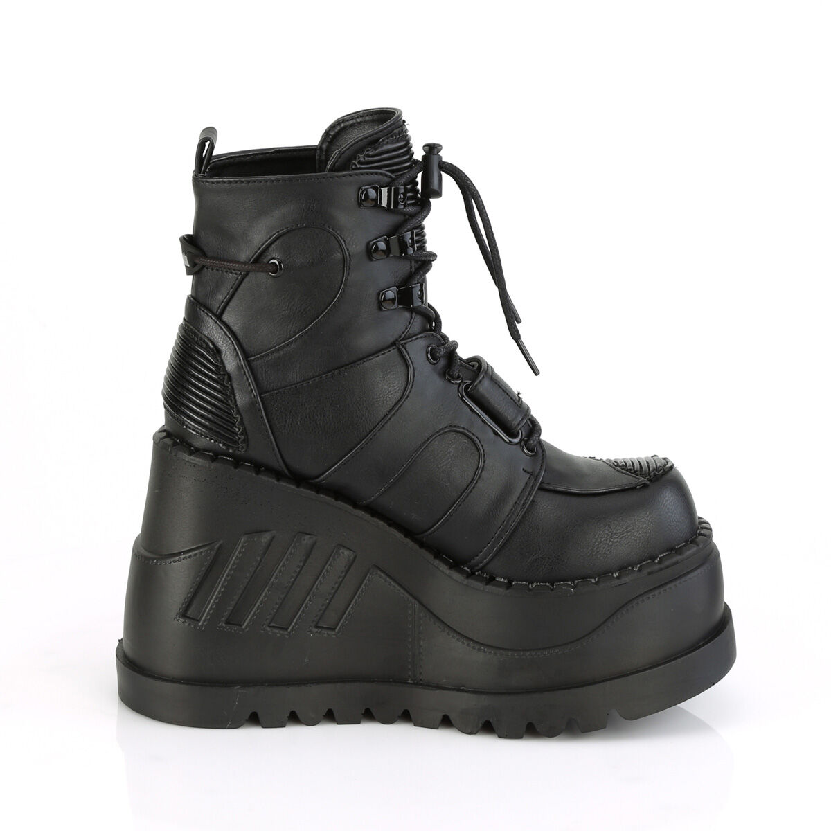DemoniaCult STOMP-13 Damen Stiefelette Schwarz  EU 37