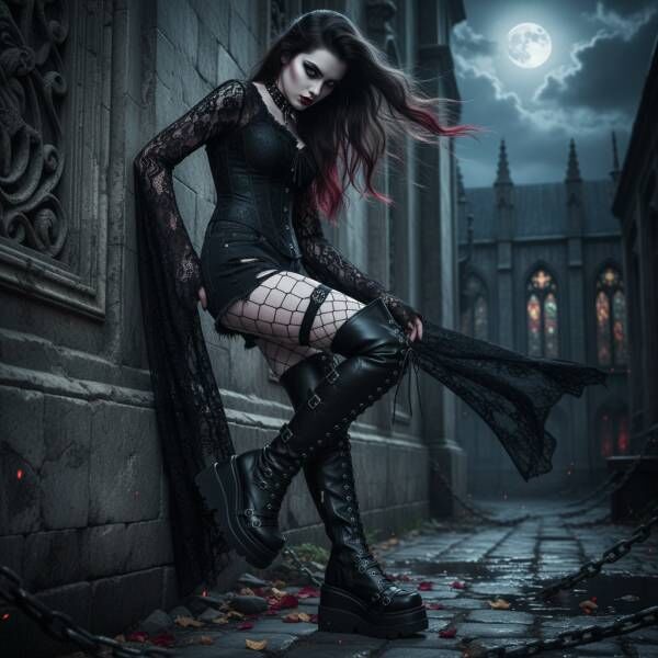 Botas por encima de la rodilla y altas | DemoniaCult