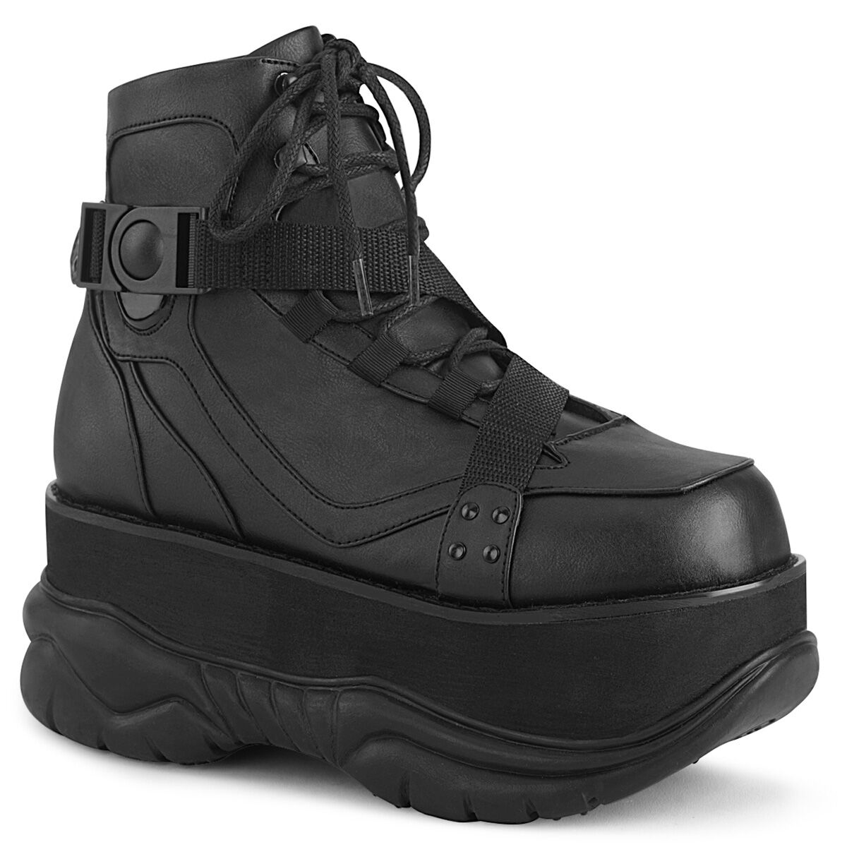 DemoniaCult NEPTUNE-181 Unisex Stiefelette Schwarz
