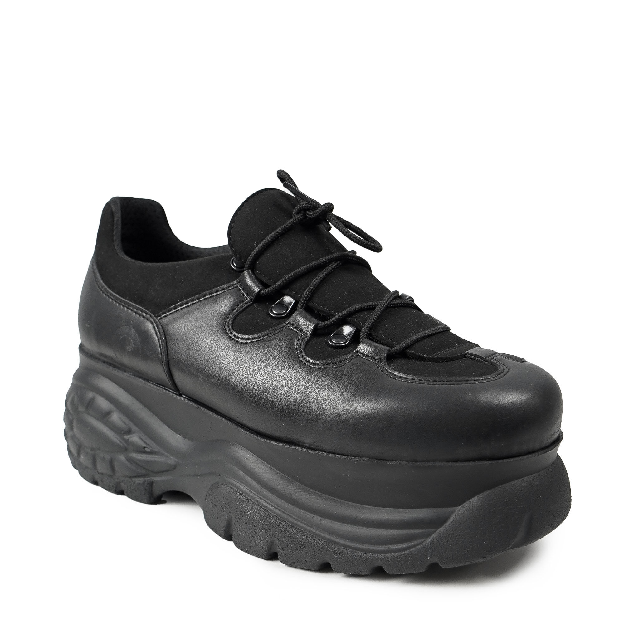 ALTERCORE MORDEN VEGAN – Plateau-Schuhe in Schwarz, schuh, ladenschuh, schwarz, gummisohle, atmend