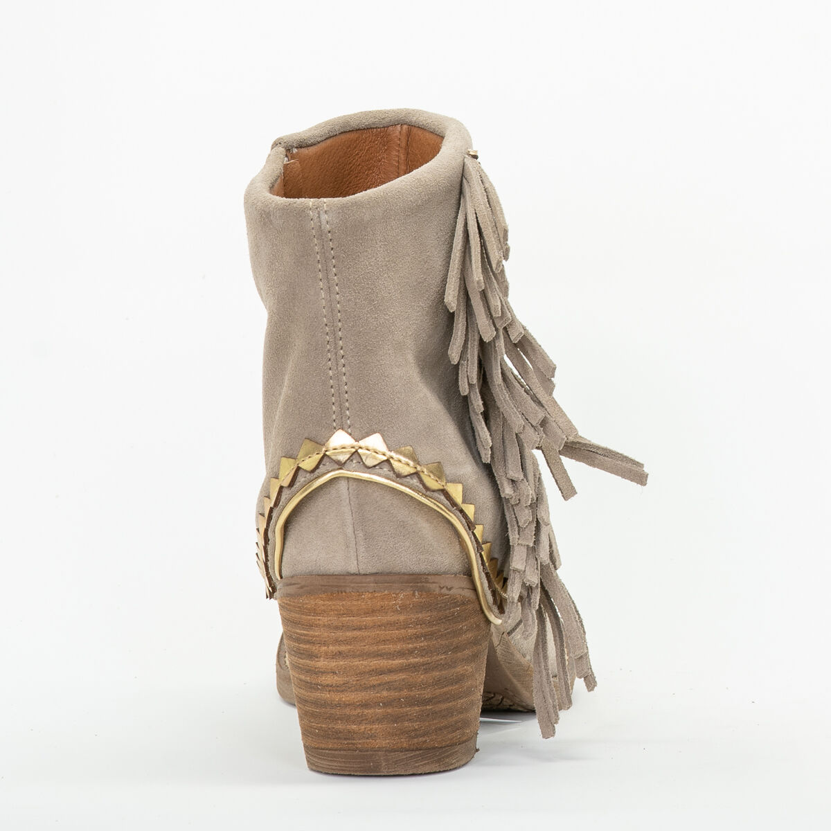 NEMONIC Boho Wildleder Fransen Booties Ante Pebble Hielo 2108 Lichtgrau Gold - 39, Bekleidung, Schuhwerk, Schuh, Hoher Absatz, Wildleder, Bekleidung, Schuhwerk, Schuh, Hoher Absatz, Wildleder, Bekleidung, Schuhwerk, Schuh, Hoher Absatz, Wildleder, Bekleid