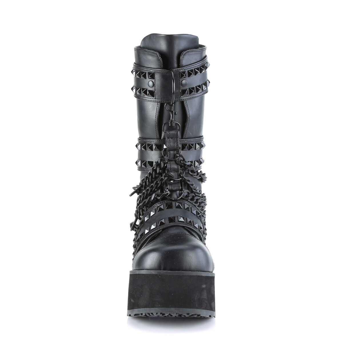 DemoniaCult TRASHVILLE-138 Unisex Stiefel Schwarz  EU 38
