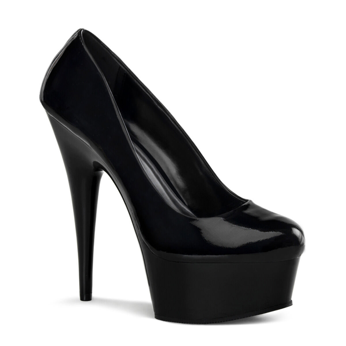 Pleaser DELIGHT-685 Damen Pumps Schwarz  EU 36