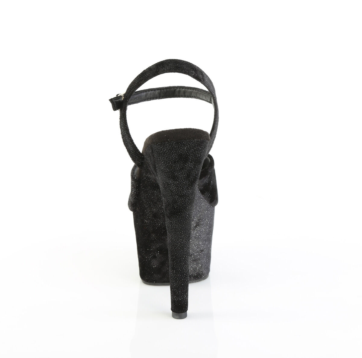 Pleaser ADORE-709WR Plateau Sandalen Schwarz Shimmer EU 35