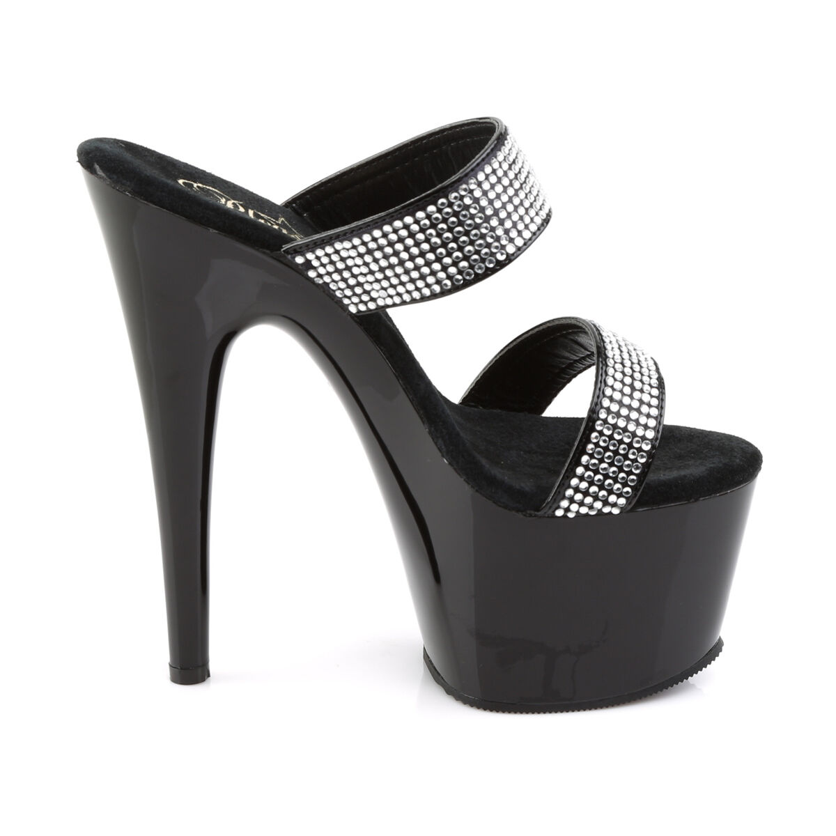 Pleaser ADORE-702-2 Damen Slipper Schwarz  EU 36