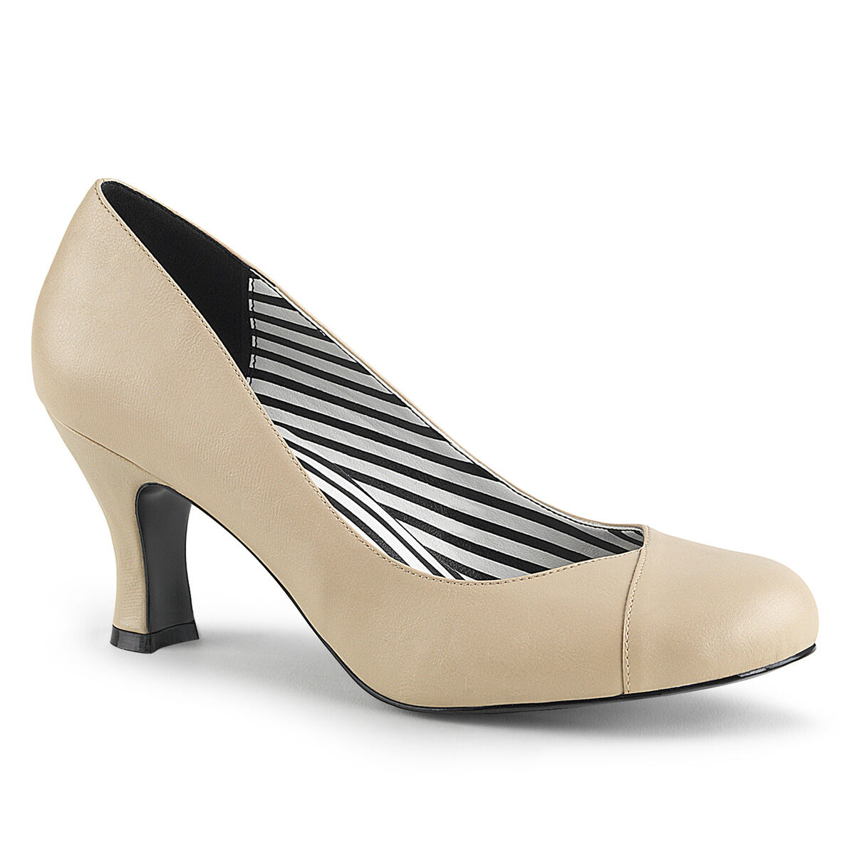 Pleaser JENNA-01 Pumps Creme Künstelleder EU 39