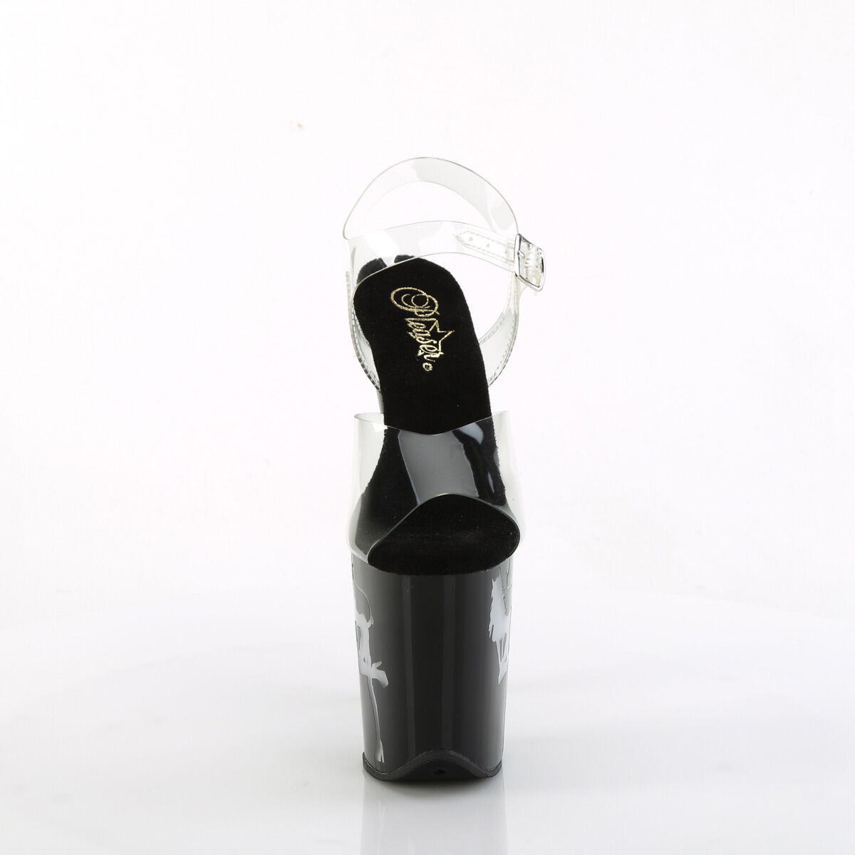 Pleaser FLAMINGO-808NLDG Damen Sandale Transparent  EU 35