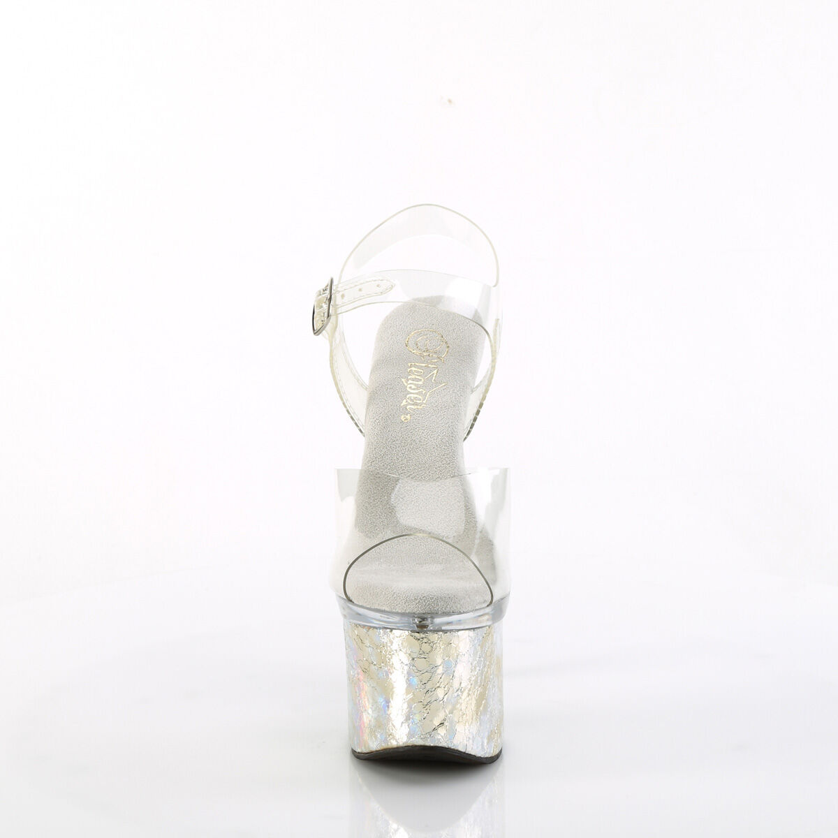 Pleaser ESTEEM-708CK Damen Sandale Transparent  EU 35