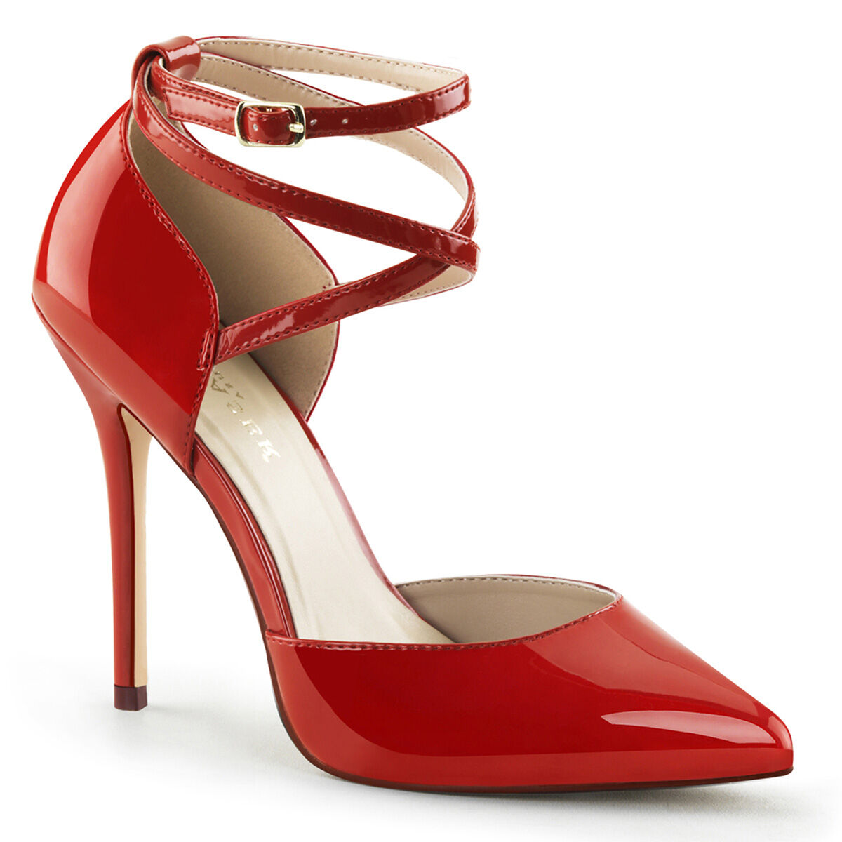 Pleaser AMUSE-25 Damen Pumps Rot  EU 38
