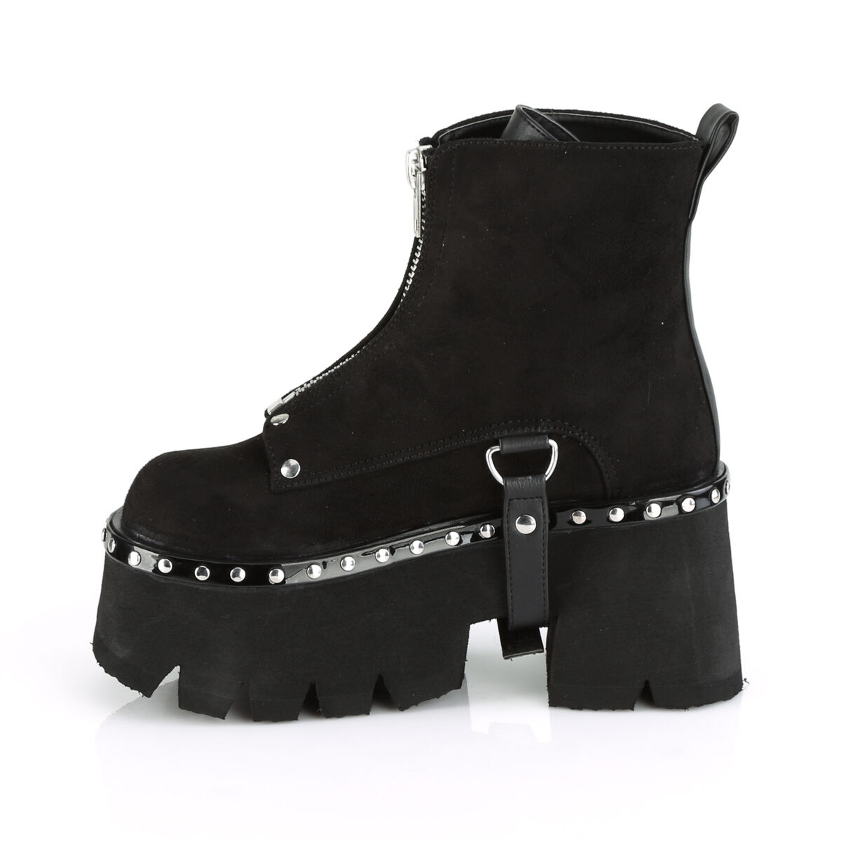 DemoniaCult ASHES-100 Damen Stiefelette Schwarz  EU 39