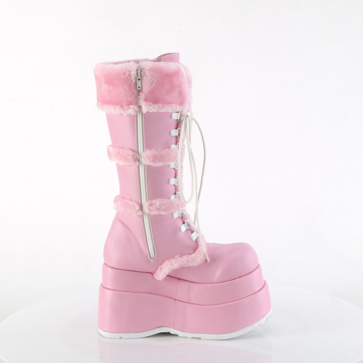 DemoniaCult BEAR-202 Damen Stiefel Rosa  EU 42