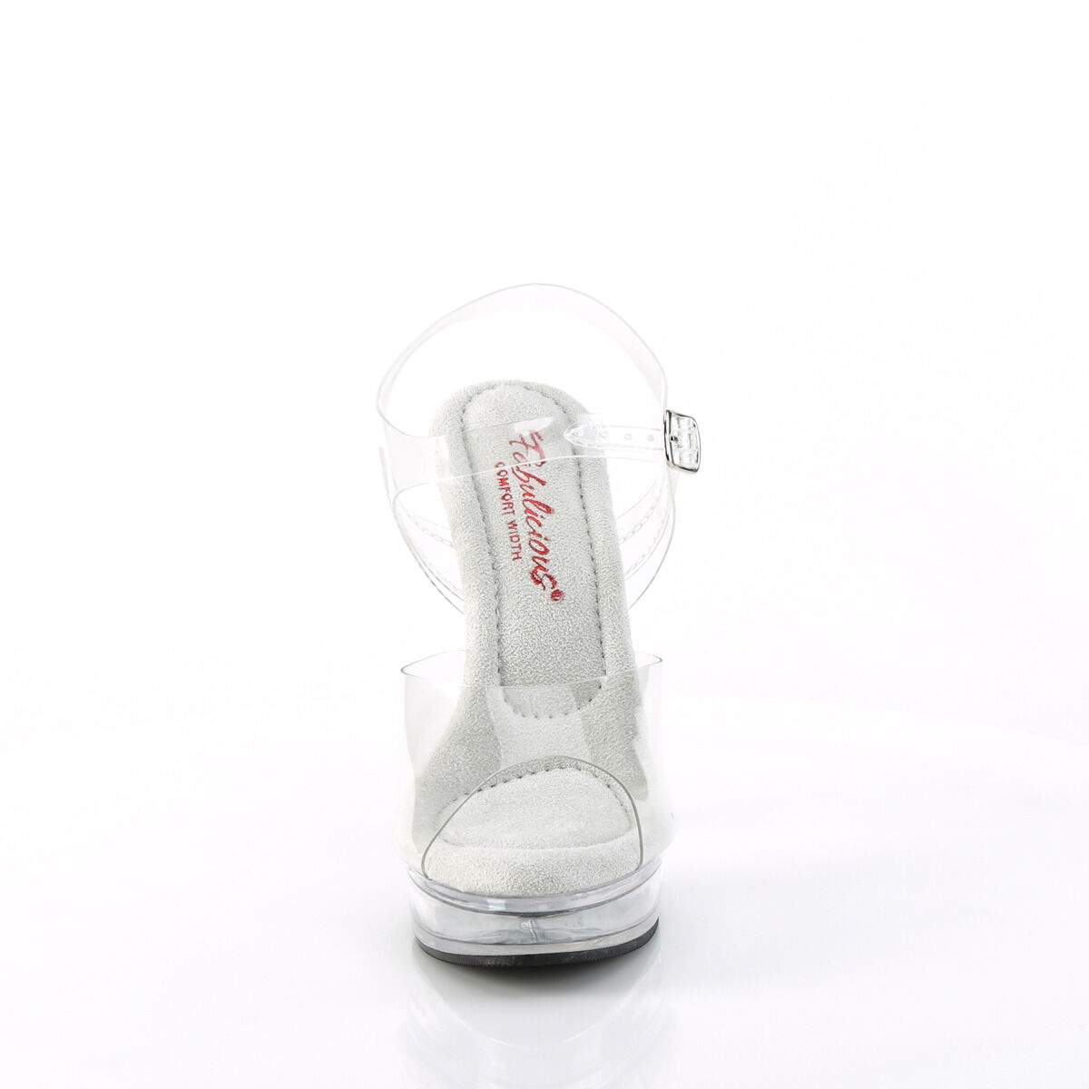 Fabulicious MAJESTY-508 Comfort Wide Damen Sandale Transparent  EU 36