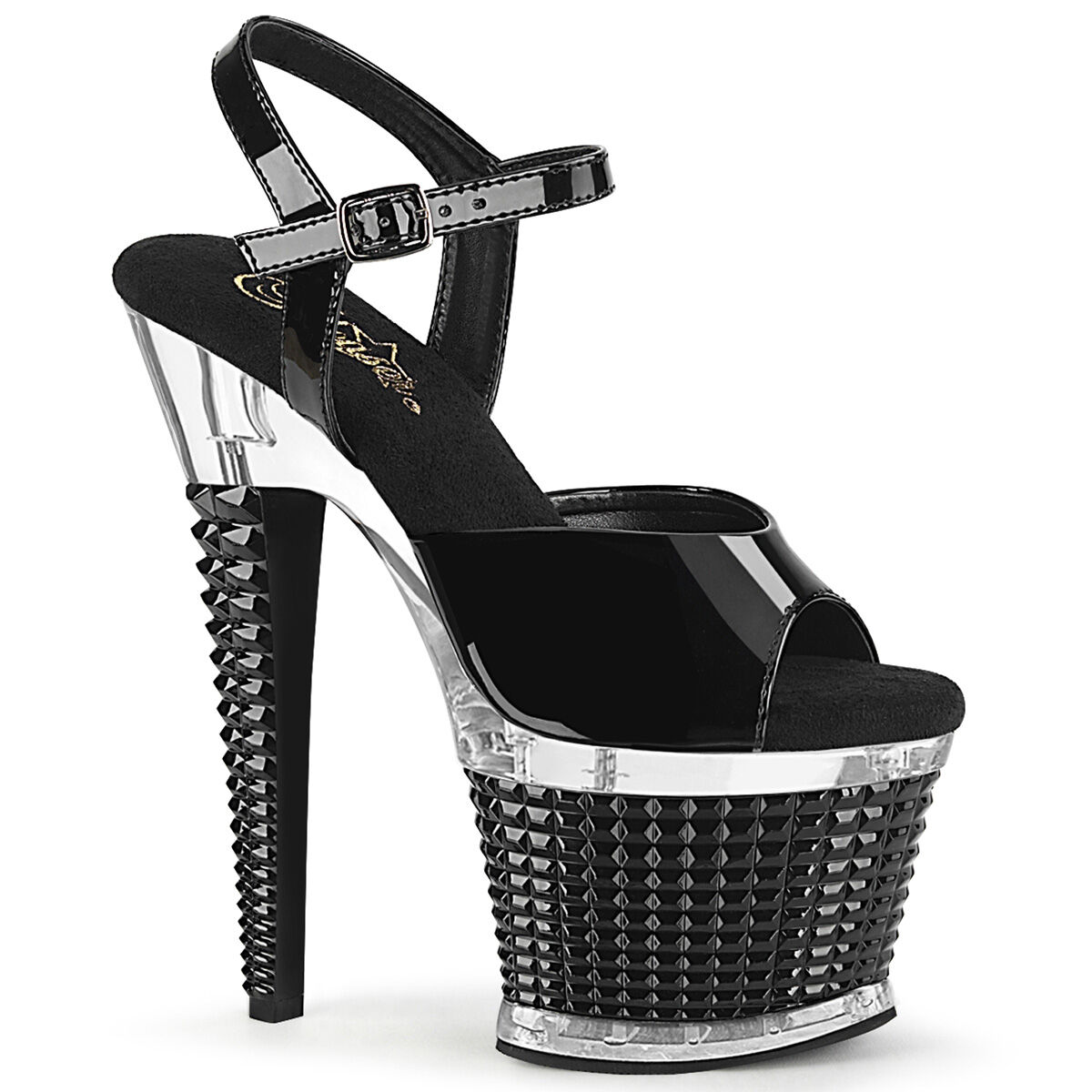 Pleaser SPECTATOR-709 Damen Sandale Schwarz  EU 36