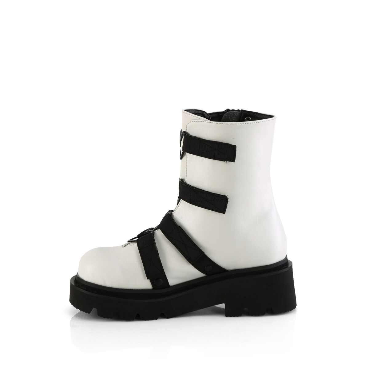 DemoniaCult RENEGADE-50 Damen Stiefelette Weiß  EU 37