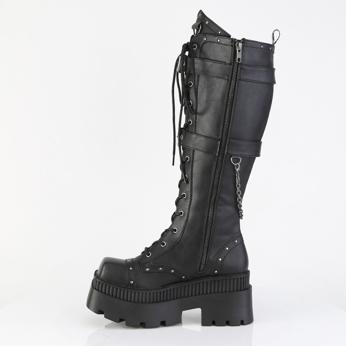 DemoniaCult WRATH-205 Damen Stiefel Schwarz  EU 36