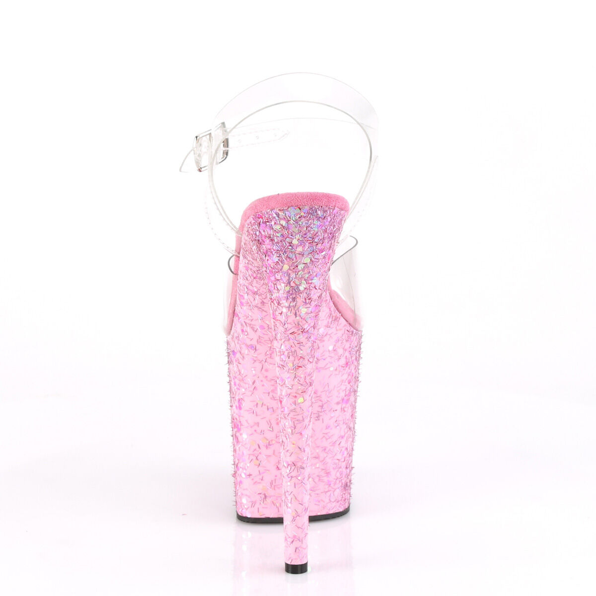 Pleaser FLAMINGO-808CF Damen Sandale Transparent  EU 36