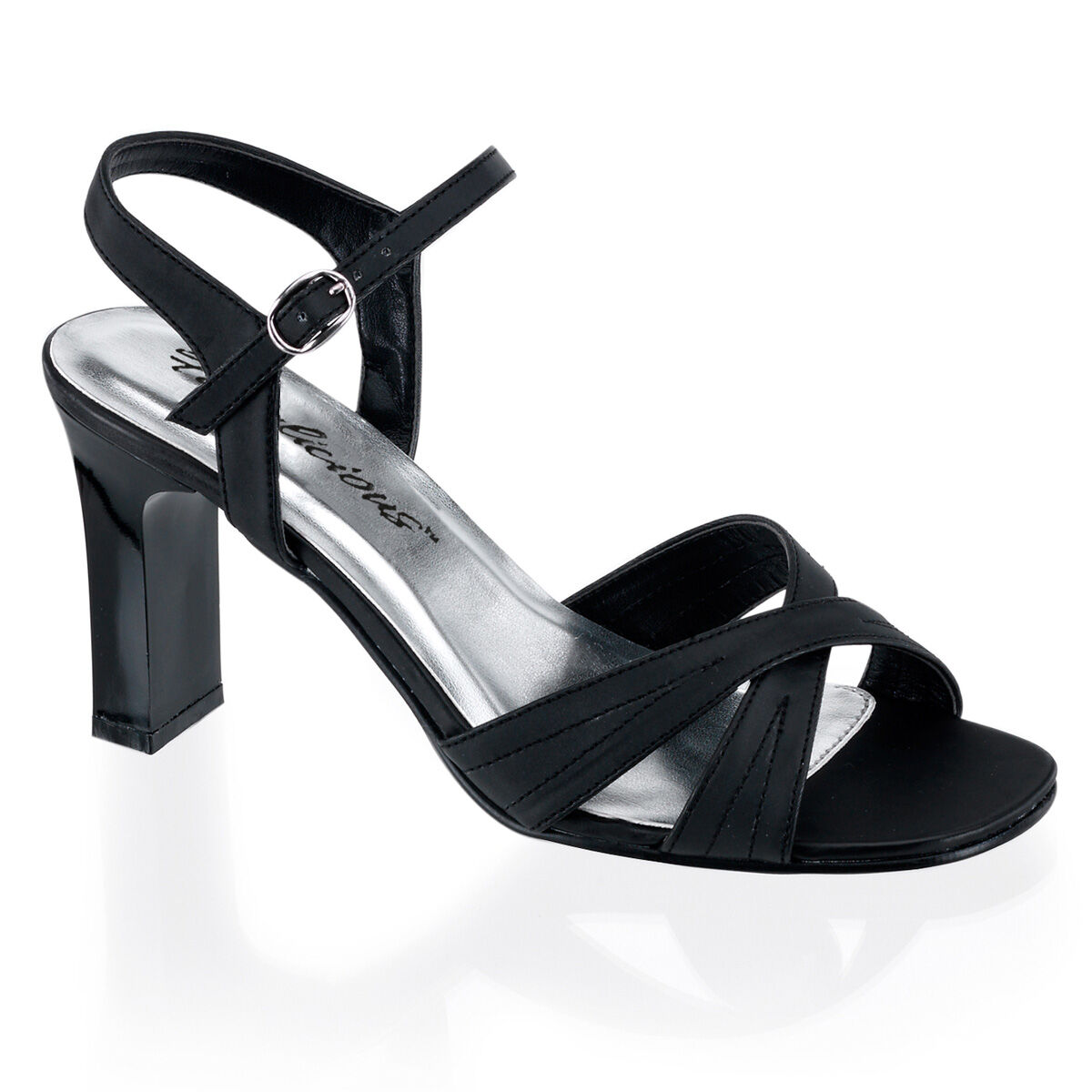 Fabulicious ROMANCE-313 Damen Sandale Schwarz  EU 36