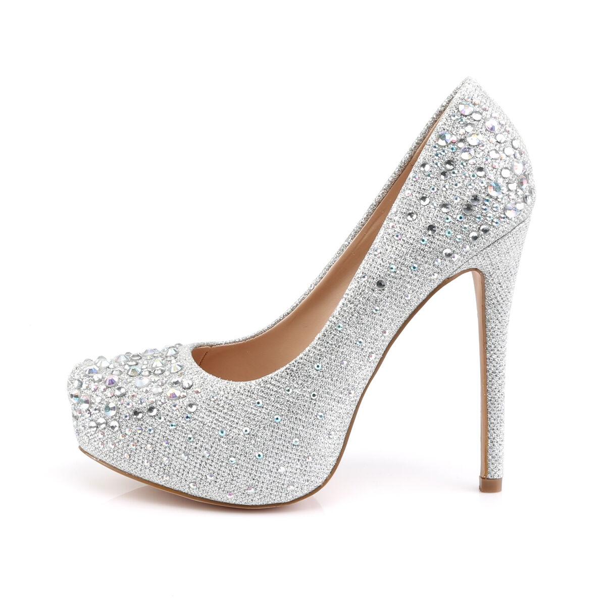Fabulicious DESTINY-06R Damen Pumps Silber  EU 37