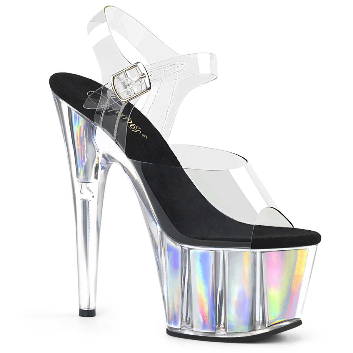 Pleaser ADORE-708HGI Damen Sandale Transparent  EU 35