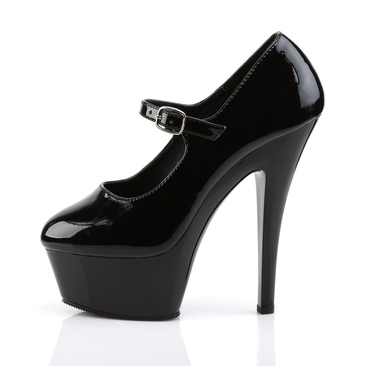 Pleaser KISS-280 Damen Pumps Schwarz  EU 35