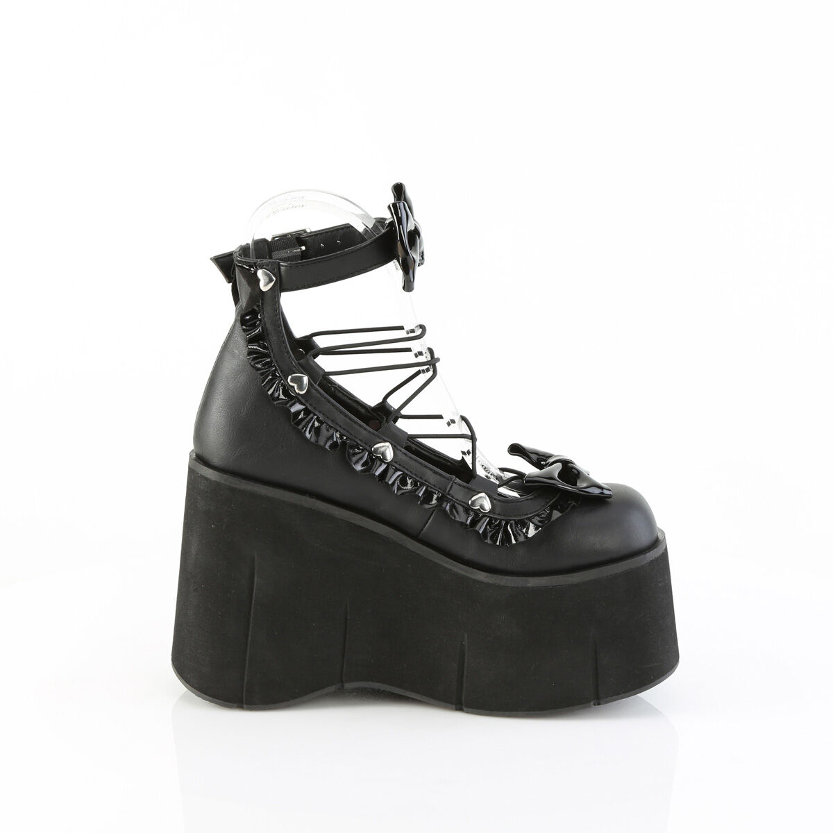 DemoniaCult KERA-18 Damen Sandale Schwarz  EU 35