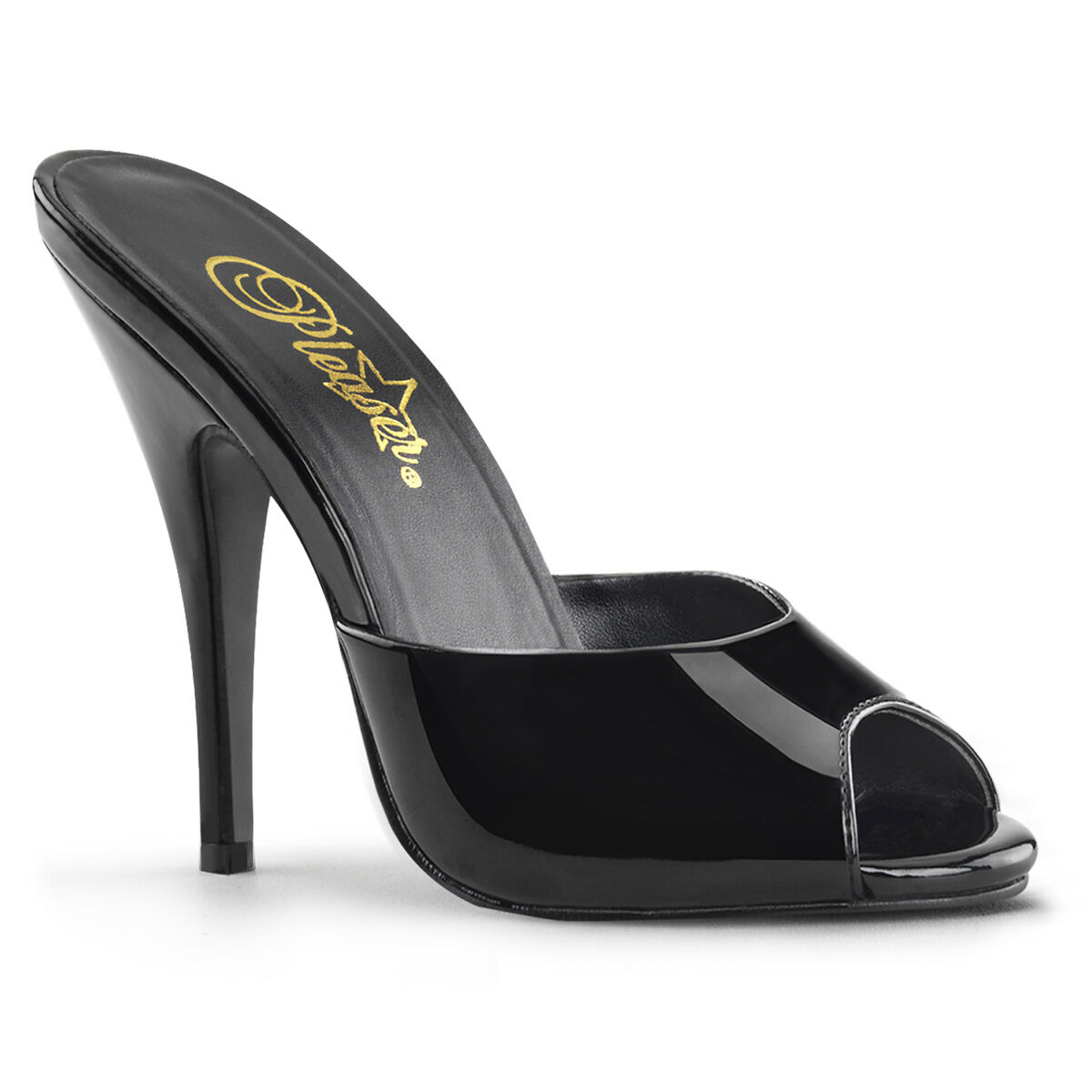 Pleaser Pink Label SEDUCE-101 Damen Slipper Schwarz  EU 36
