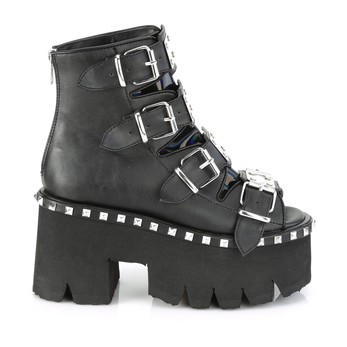 DemoniaCult ASHES-70 Women's Ankle Boot Black EU 37