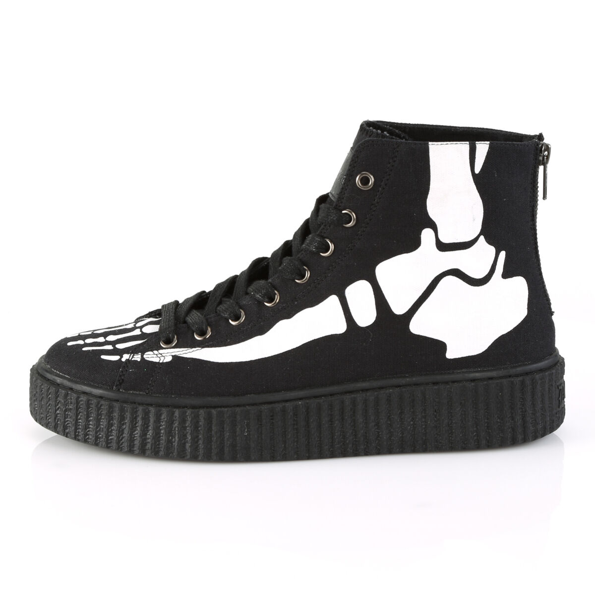 DemoniaCult SNEEKER-252 Unisex Creeper Schwarz  EU 37