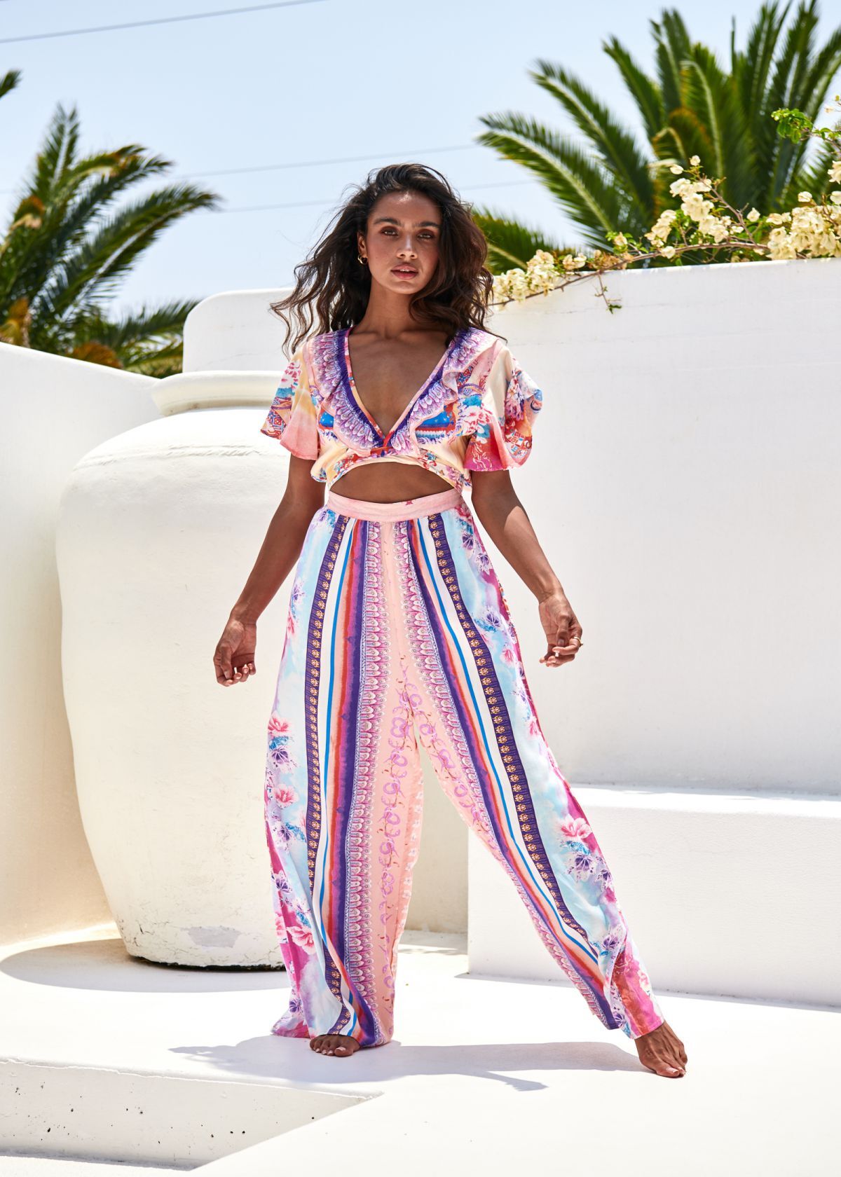 JAASE Lunar Abigail Jumpsuit in Rosa – Eleganter Damen Overall für jeden Anlass -  L, Strandmode, Erwachsene, Weiblich, Person, Frau, Strandmode, Erwachsene, Weiblich, Person, Frau, Strandmode, Erwachsene, Weiblich, Person, Frau, Strandmode, Erwachsene, W