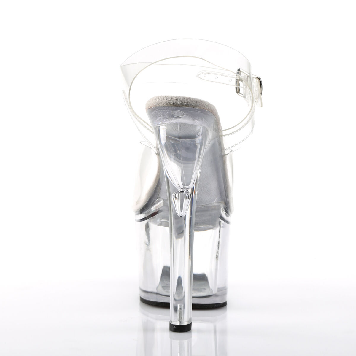 Pleaser TREASURE-708 Damen Sandale Transparent  EU 36