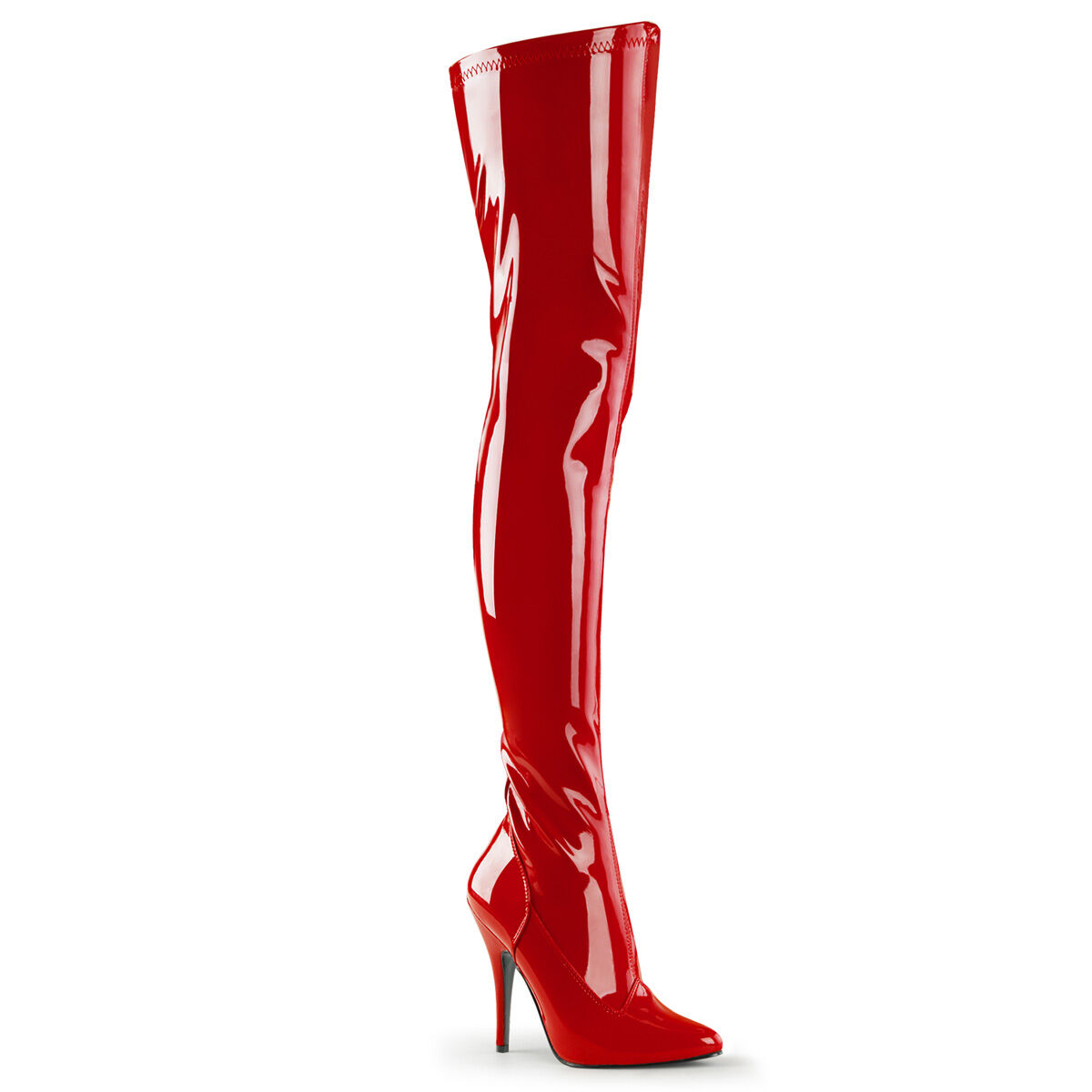 Pleaser SEDUCE-3000 Damen Stiefel Rot  EU 44