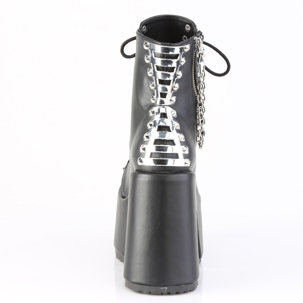 DemoniaCult CAMEL-208 Damen Stiefelette Schwarz  EU 36