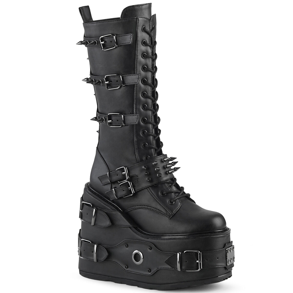 DemoniaCult SWING-327 Damen Stiefel Schwarz  EU 38