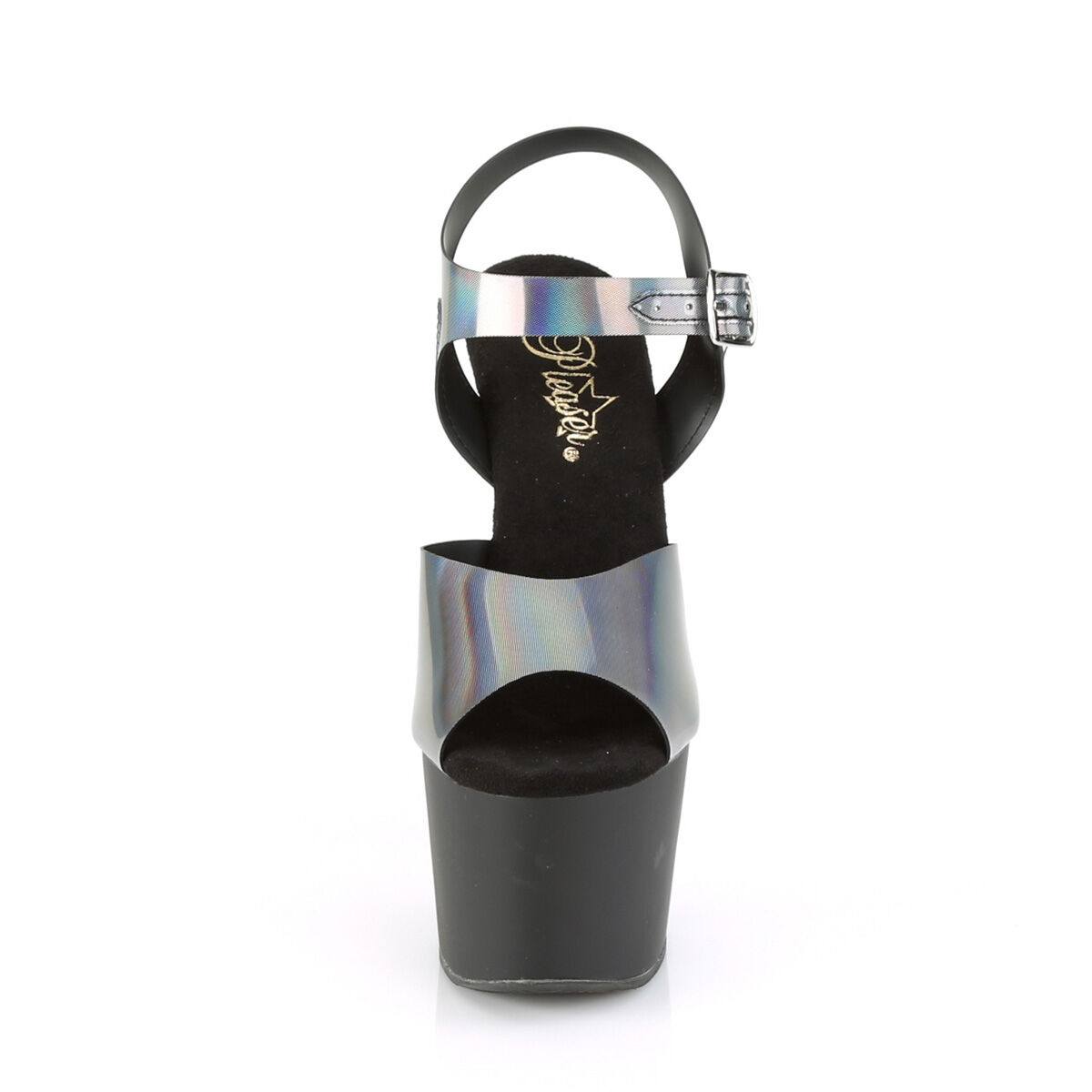 Pleaser ADORE-708N-DT Damen Sandale Silber  EU 35