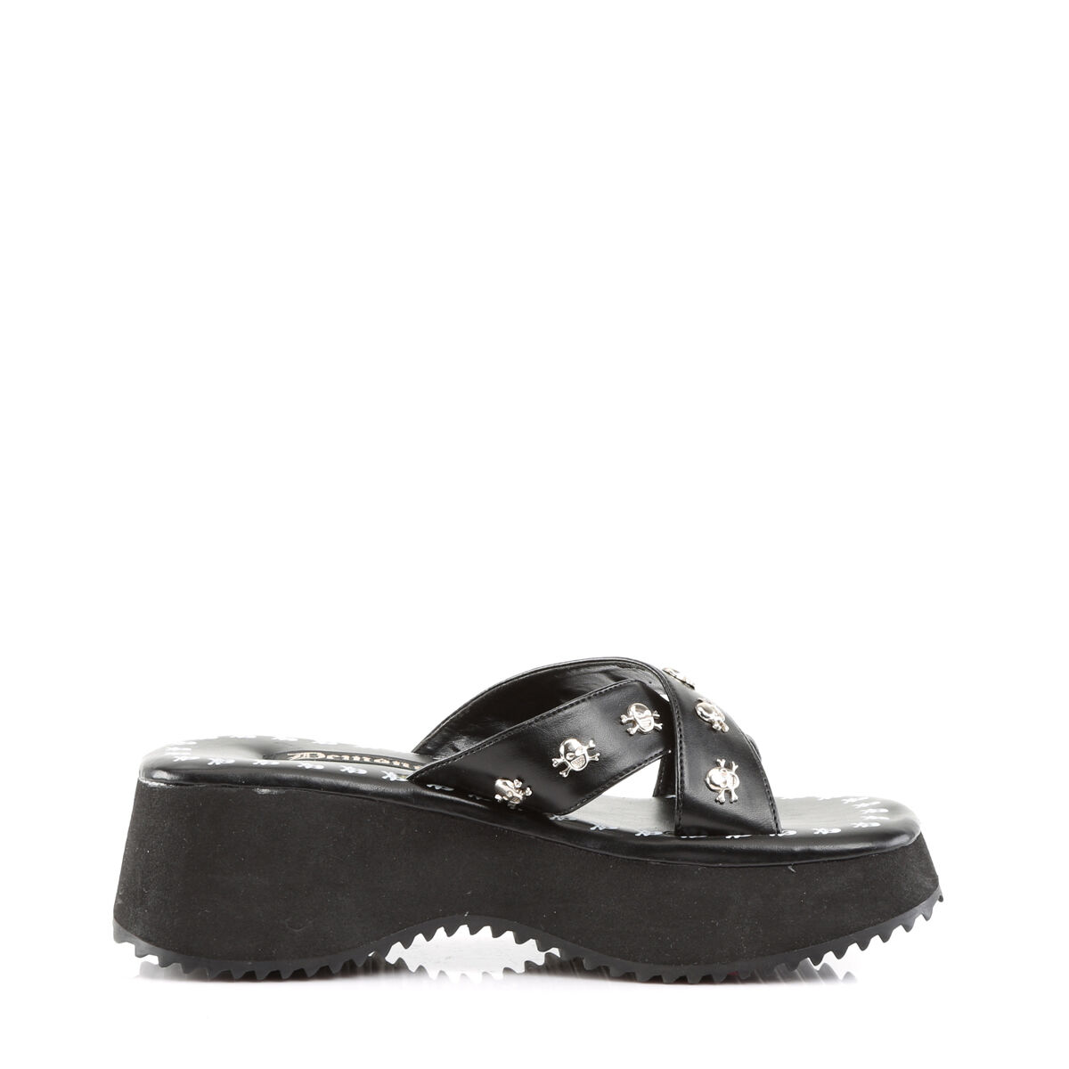 DemoniaCult FLIP-05 Damen Sandale Schwarz  EU 36