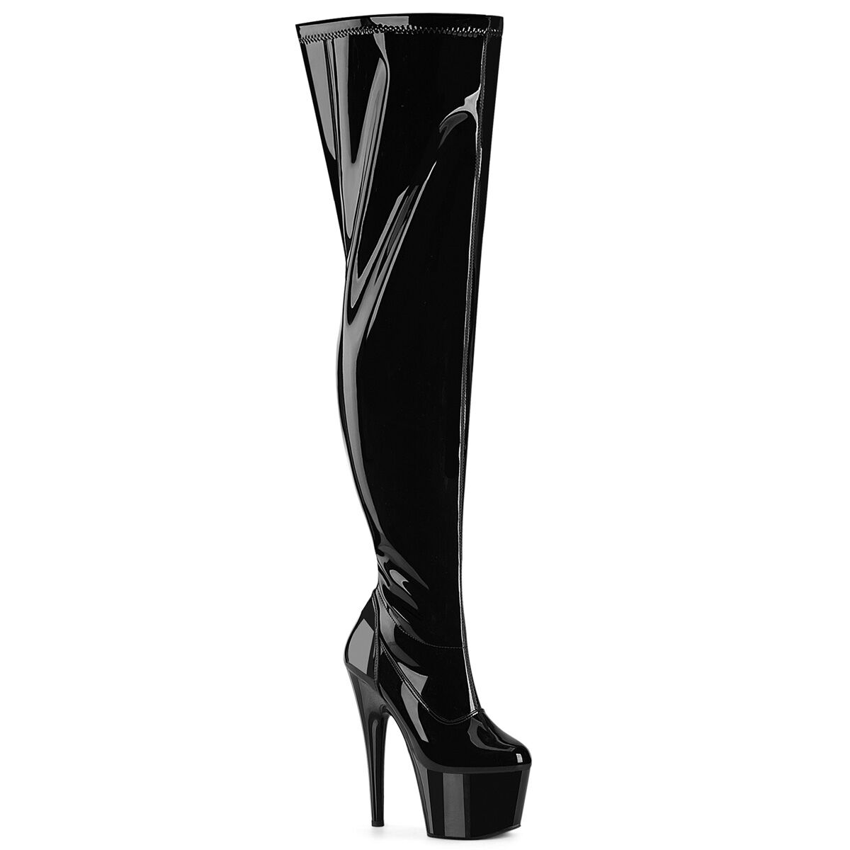 Pleaser ADORE-3000WCF Damen Stiefel Schwarz