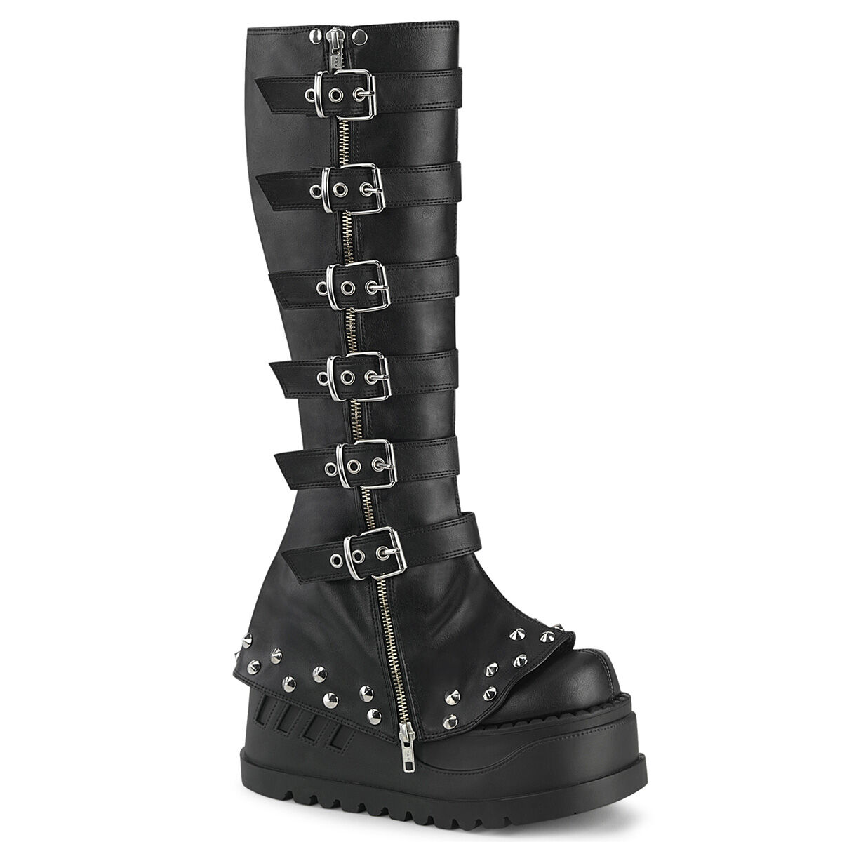 DemoniaCult STOMP-223 Damen Stiefel Schwarz  EU 36