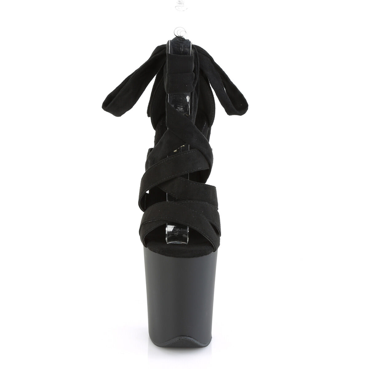 Pleaser FLAMINGO-876 Damen Sandale Schwarz  EU 35