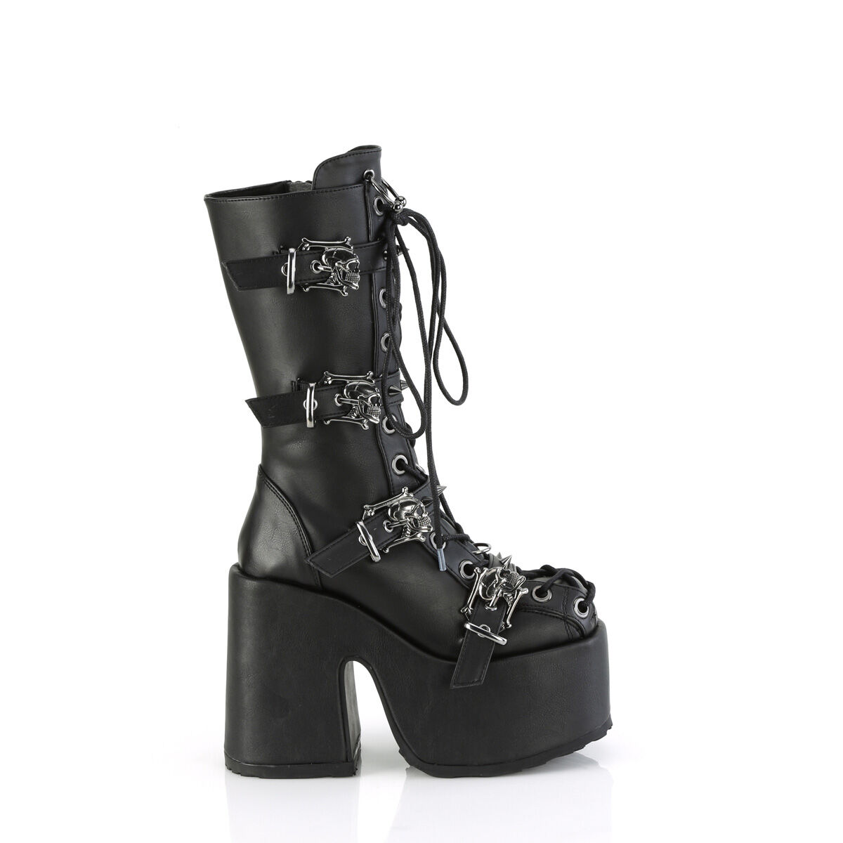 DemoniaCult CAMEL-115 Damen Stiefel Schwarz  EU 36
