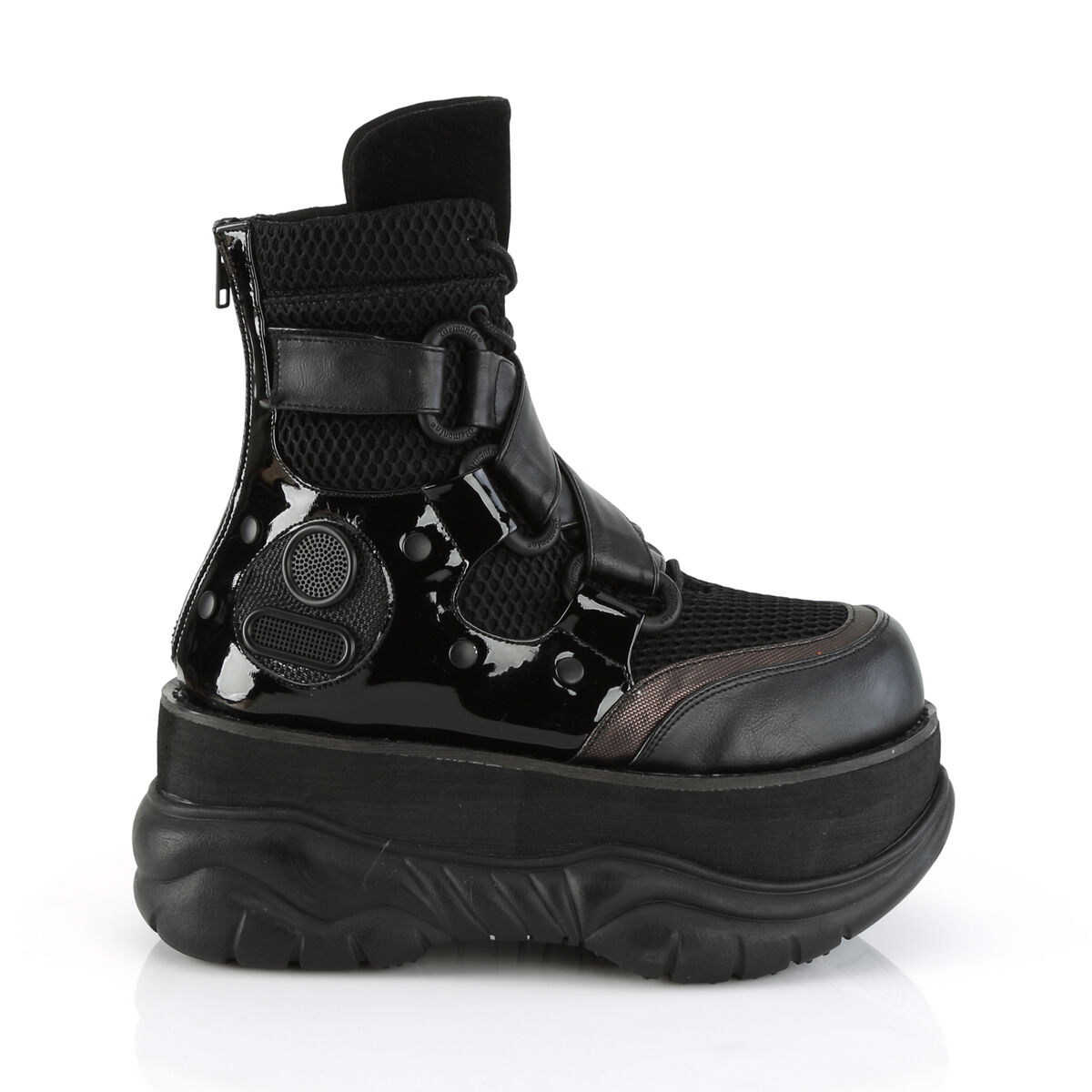 DemoniaCult NEPTUNE-126 Unisex Stiefelette Schwarz  EU 36