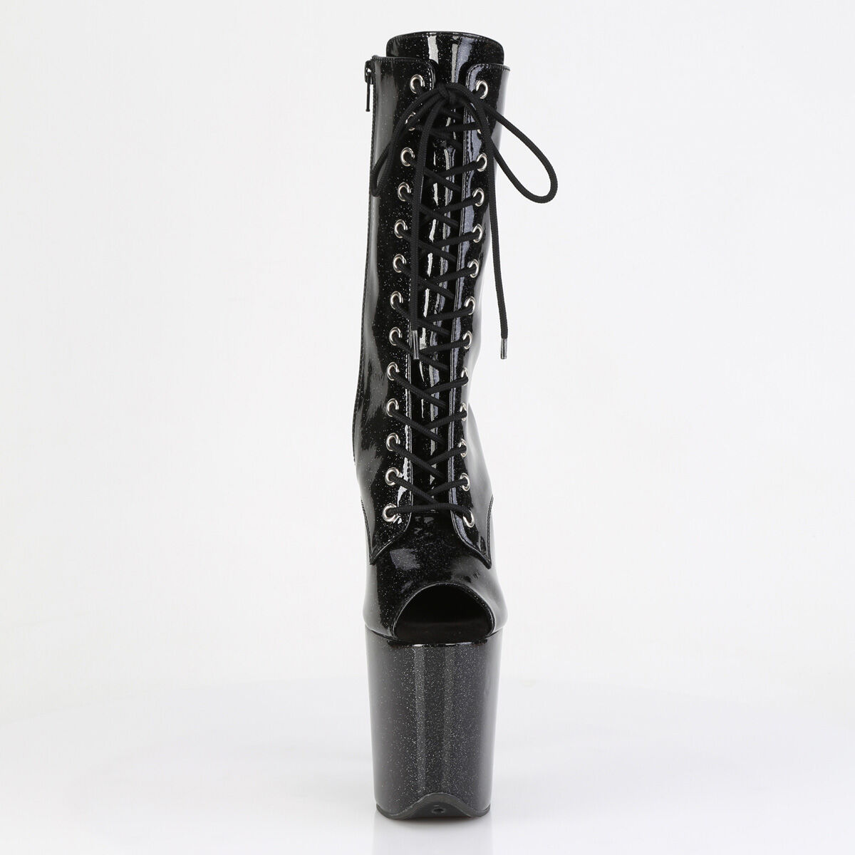 Pleaser FLAMINGO-1041GP Damen Stiefelette Schwarz  EU 42