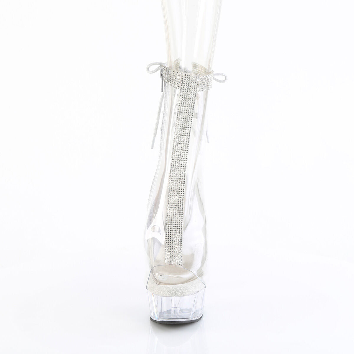 Pleaser DELIGHT-1018C-2RS Damen Stiefelette Transparent  EU 35