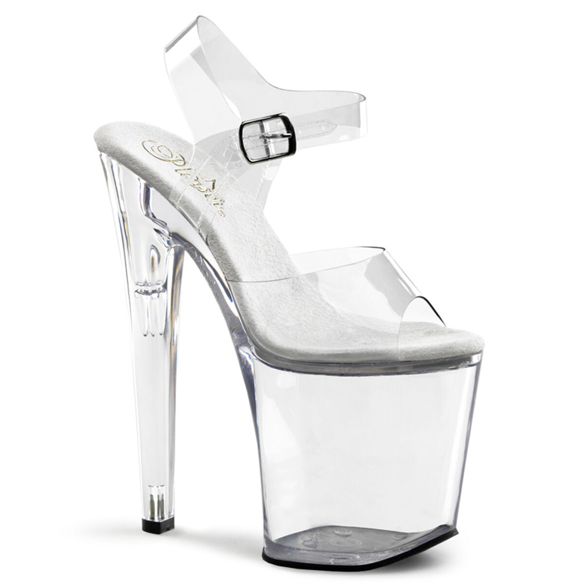 Pleaser XTREME-808 Damen Sandale Transparent