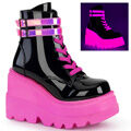 Schwarz Neon Pink