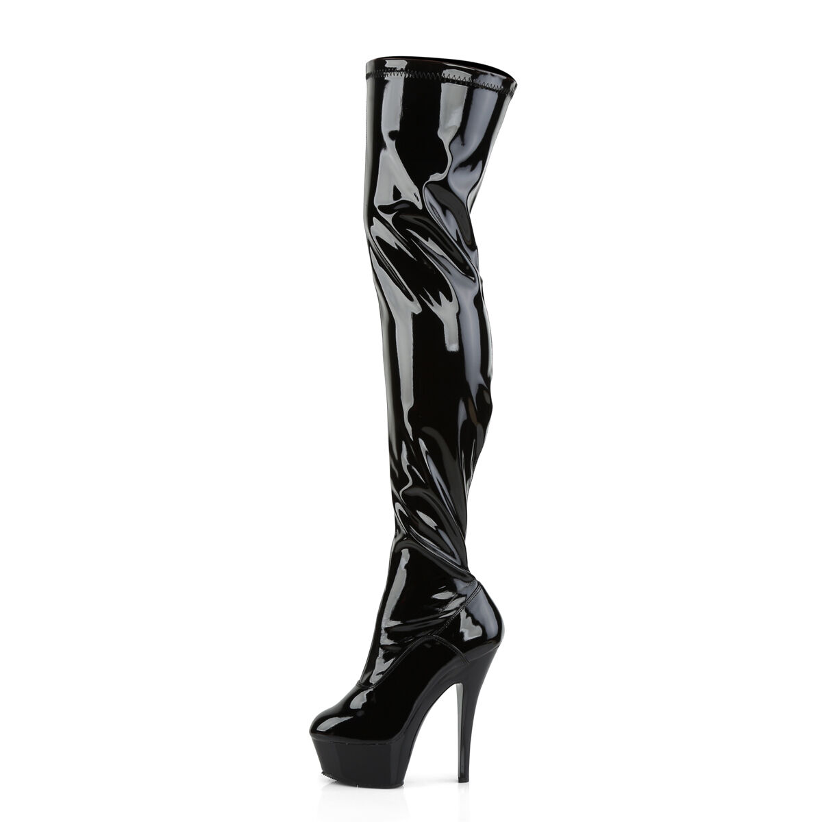 Pleaser KISS-3000 Damen Stiefel Schwarz  EU 36